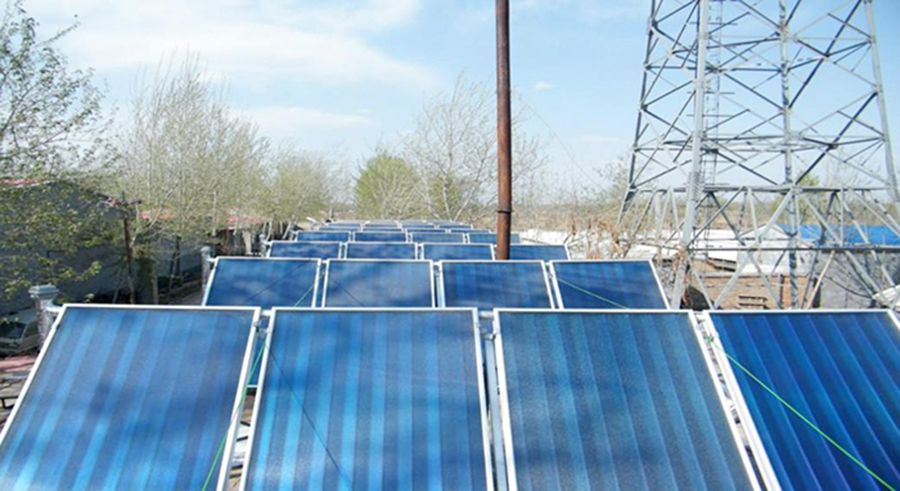 河北天翼养殖集团太阳能热水工程