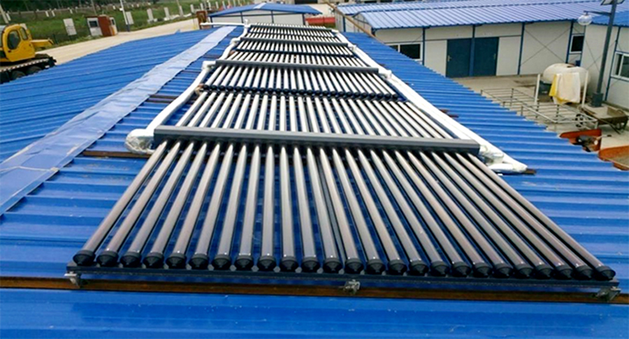 天津唐廊高速第三集团太阳能热水工程